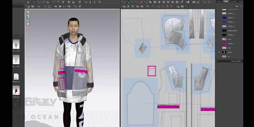 TUKA 3D یک نرم افزار طراحی مد و لباس